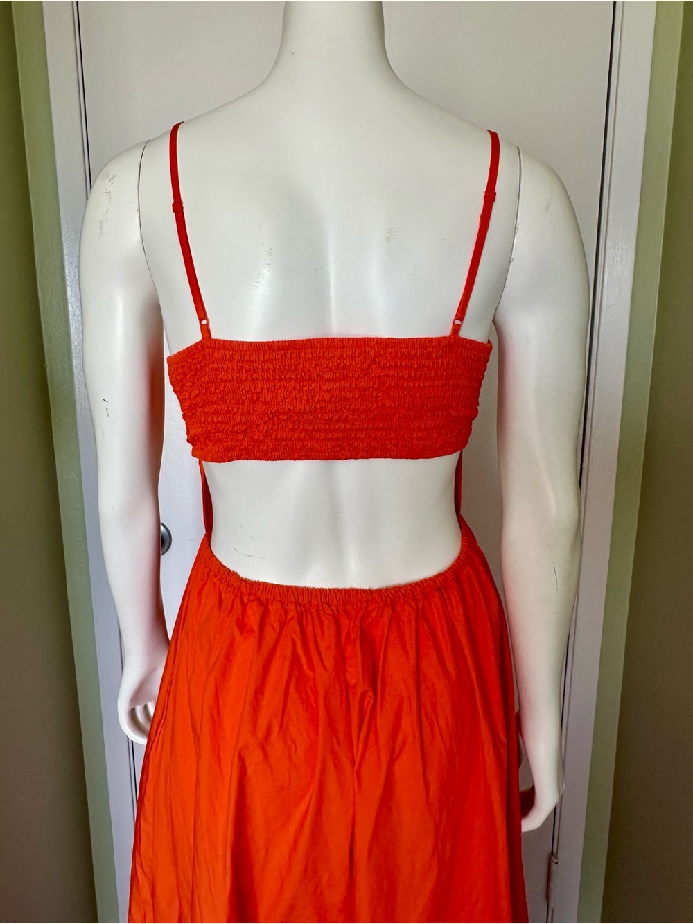 Susana Monoco Orange Spaghetti Strap Maxi Dress - Picture 4 of 8